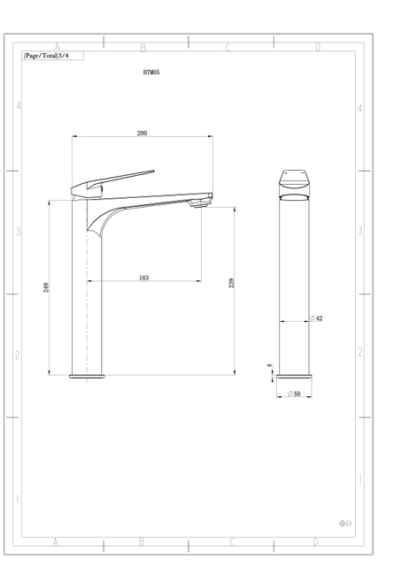 Factory Sales Customized Wholesale Heightened Basin Faucet Hot Cold Water Outlet Washbasin Faucet with High Feet