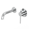 Watermark Round 304 Stainless Steel Finish Handle SUS304 Basin Mixer Faucet