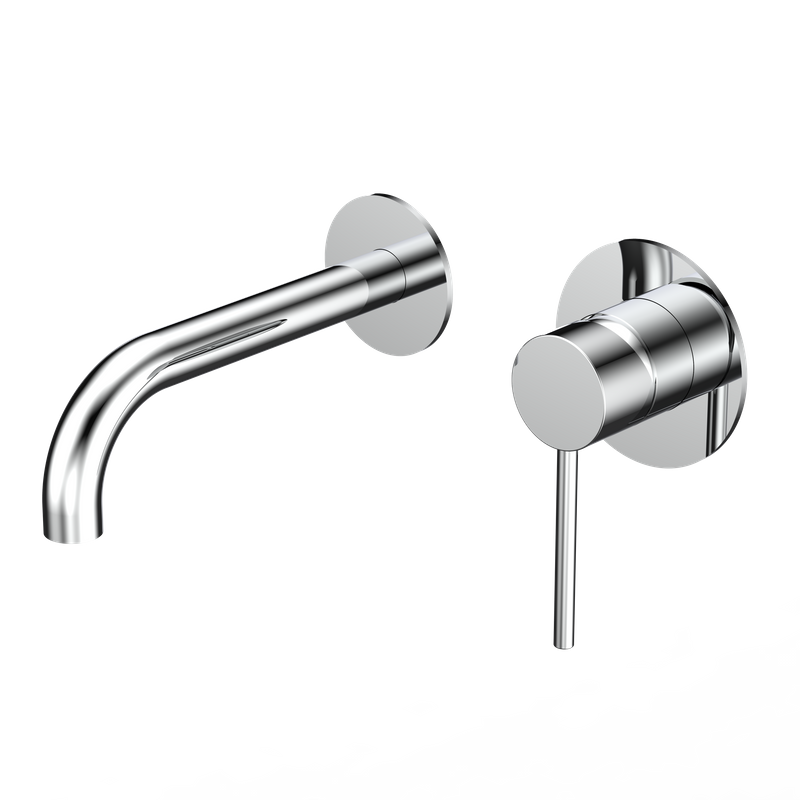 Modern Designed Elegant Neck Wall Mounted Mixer Stainless Steel Faucet