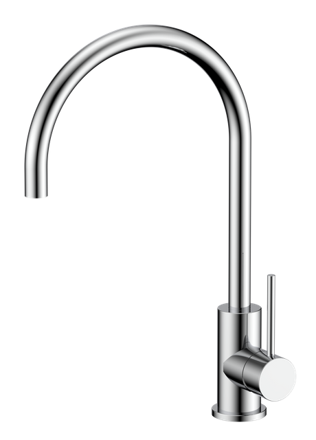 Stainless Steel Chrome Kitchen Faucet Basin Hot And Cold Water Faucet