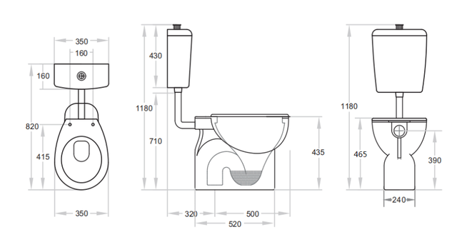 High Quality Safety Toilet Bathroom Sanitary Ware Watermark Disabled Toilet