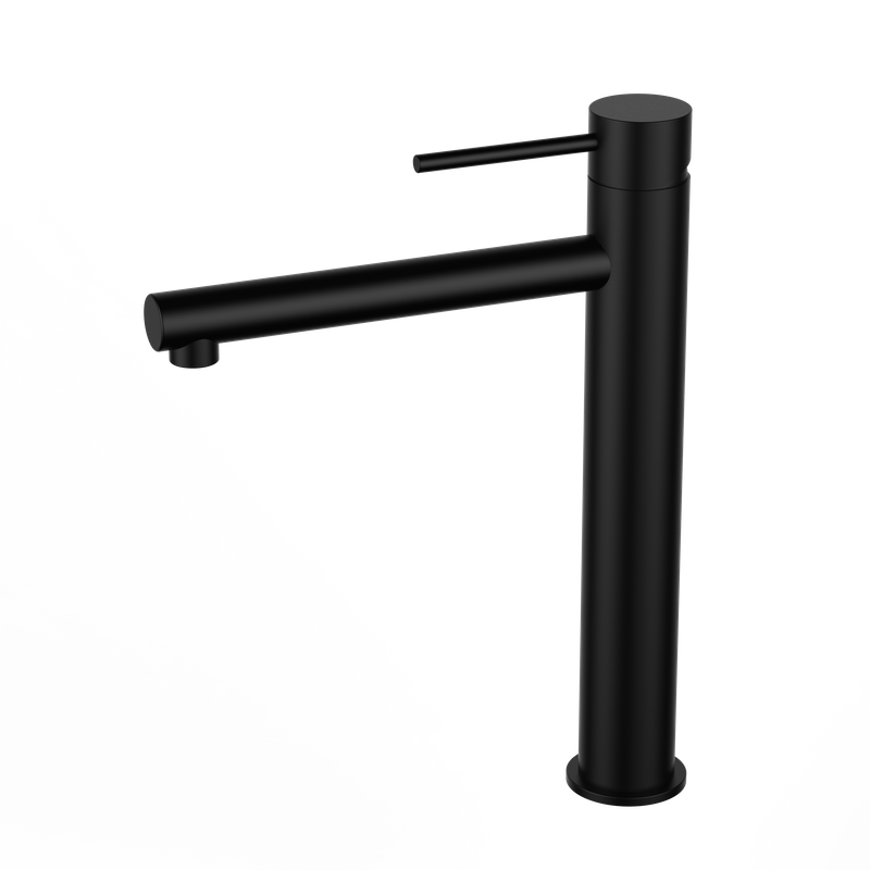 Hot Sales Contemporary Single Hole Durable Stainless Steel Basin Mixer Faucet Matte Black Basin Mixers Taps