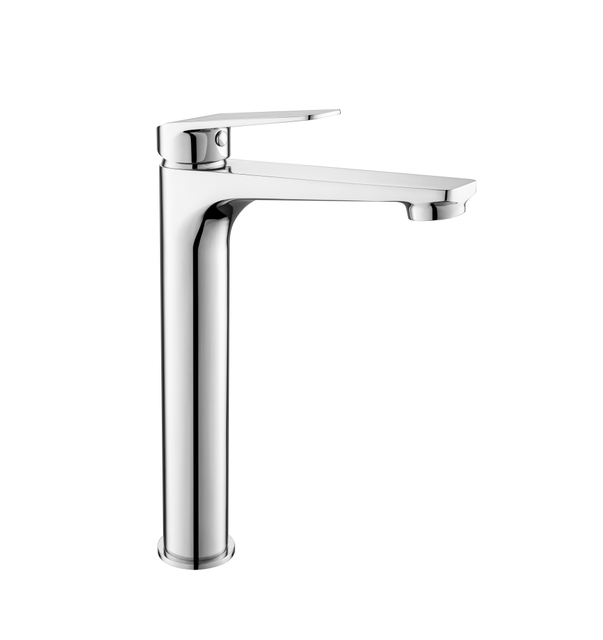 Factory Sales Customized Wholesale Heightened Basin Faucet Hot Cold Water Outlet Washbasin Faucet with High Feet