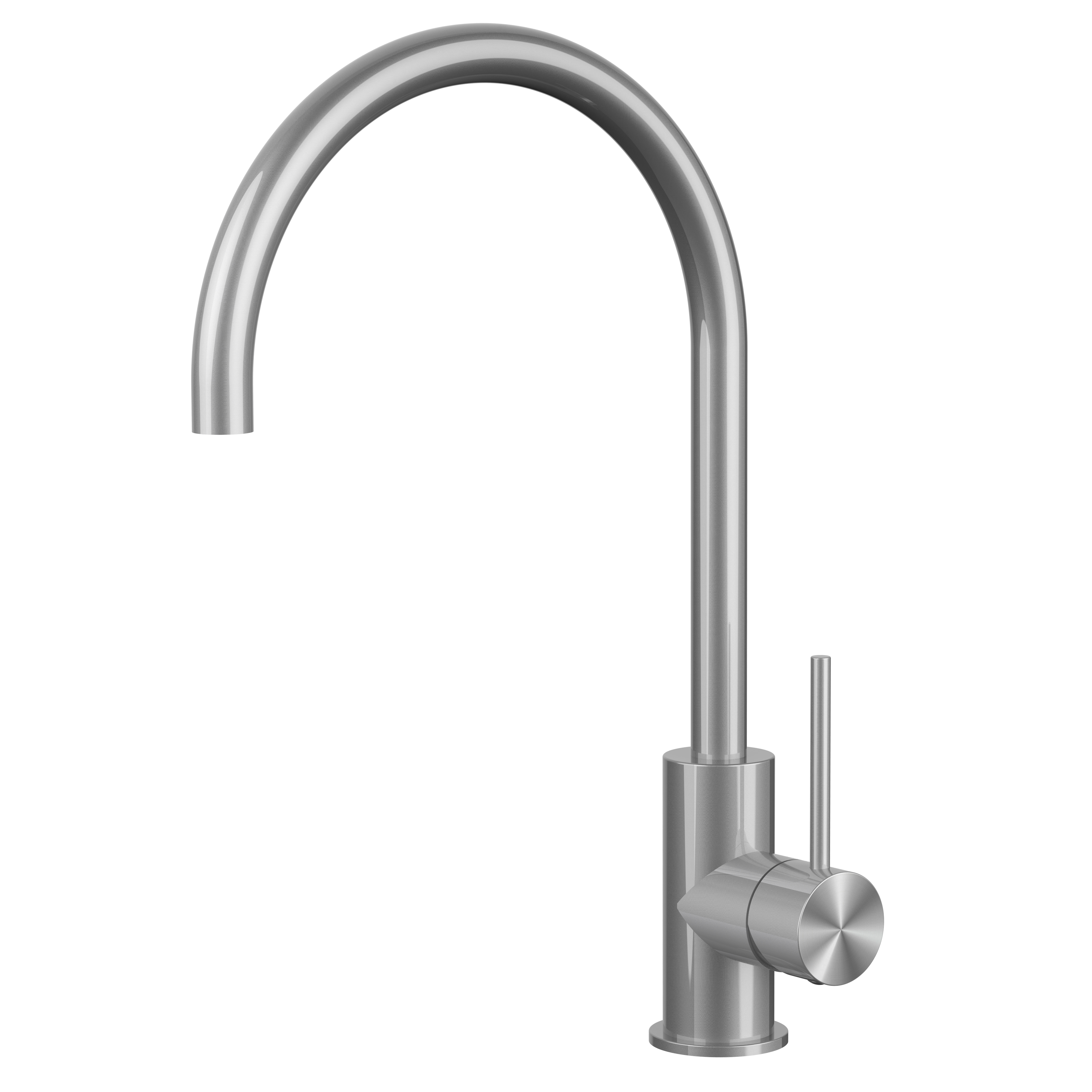 2024 Faucet Deck Mounted Kitchen Sink Tap Stainless Steel Kitchen Faucet Single Handle Hot Cold Mixer Tap