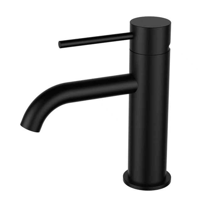 Manufacturers Modern Home Bathroom Faucet Luxury Single Hole Brass Black Basin Mixer Tap