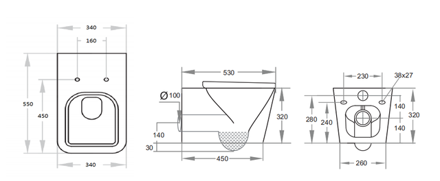 Watermark WELS Australian Bathroom Factory Ceramic Wall Hung Bidet Bowl Toilet