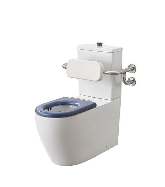 Sanitary Ware Disable Toilet for Handicapped Bathroom Two Piece Modern Ceramic Toilet MWD Ceramic Bathroom Furniture Round White