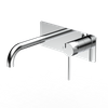 Classic Single Handle Wall Mounted Stainless Steel Basin Faucet OEM Customized Sink Tap