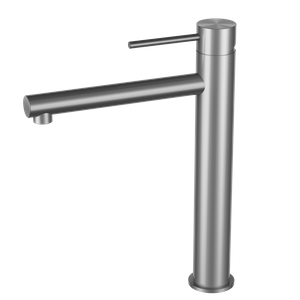Made in China Tall Round Deck Mounted High Spout Bathroom Wash Faucet Basin Mixer Taps