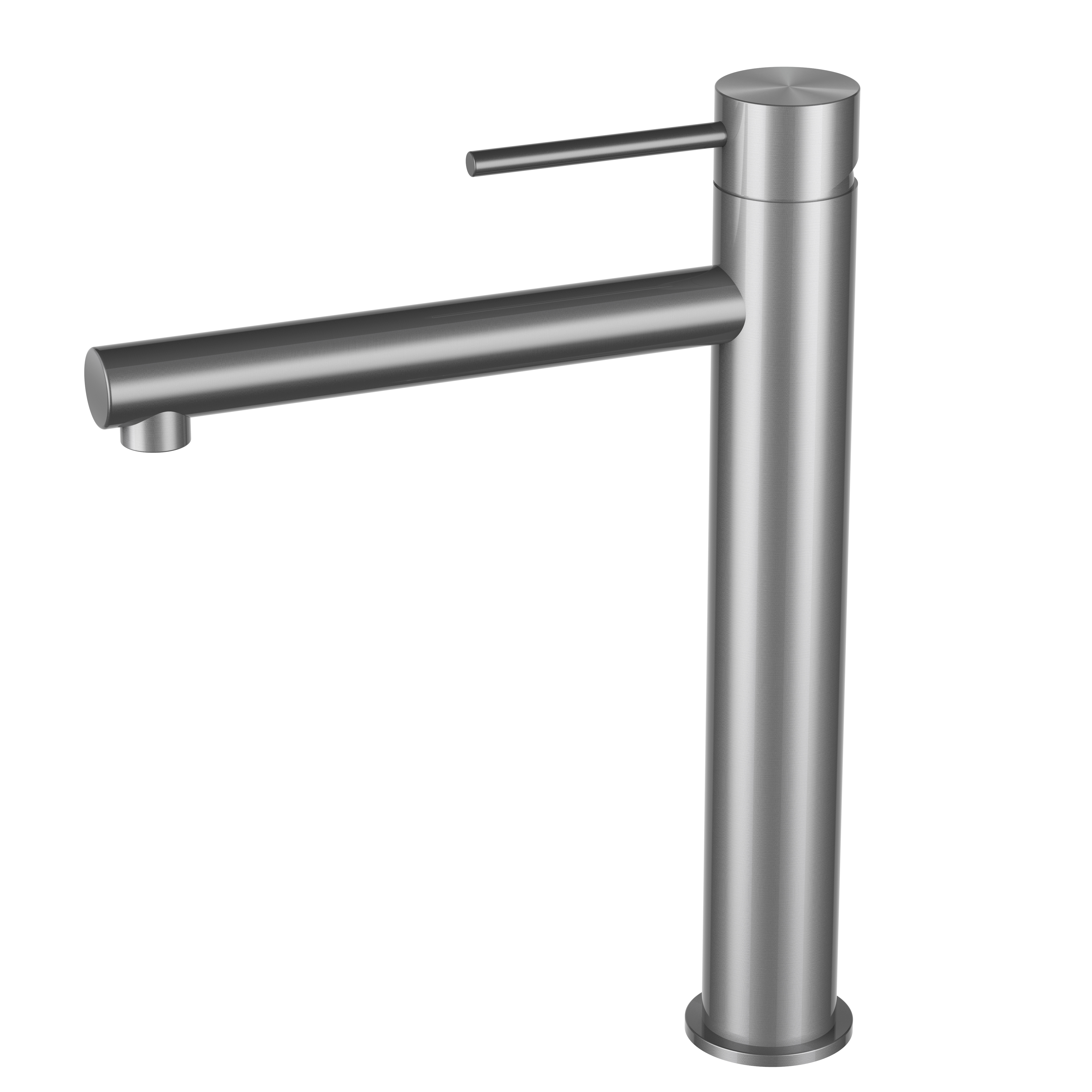 Hot Sales Contemporary Single Hole Durable Stainless Steel Basin Mixer Faucet Matte Black Basin Mixers Taps