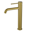 New Design Round Tap PVD Brushed Gold Tall 304SS Faucet For Bathroom