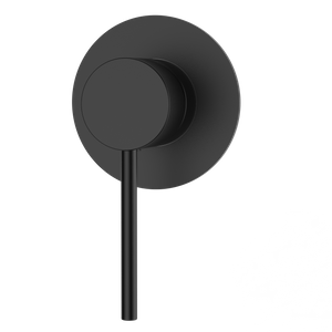 Matte Black Round Bath Tap Bath Mixer Bathroom Faucet Modern Concealed Valve Wall Shower Mixer Bathroom Tap 