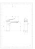 Watermark Popular Choice Bathroom Stainless Steel Black Basin Faucet