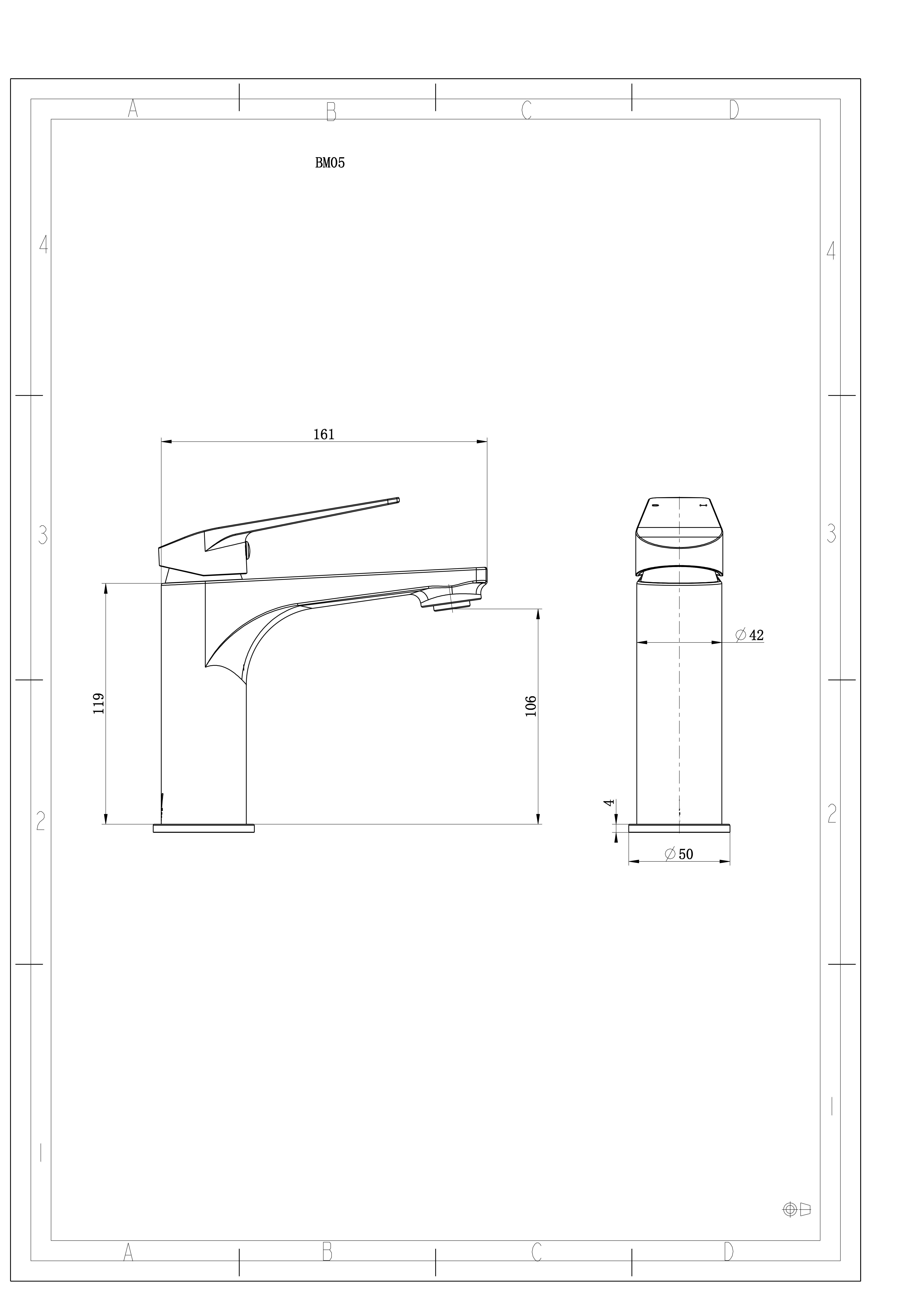 Watermark Popular Choice Bathroom Stainless Steel Black Basin Faucet