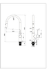 360 Swivel Kitchen Sink Mixer Pull Out Lead Free WELS Rated Watermark